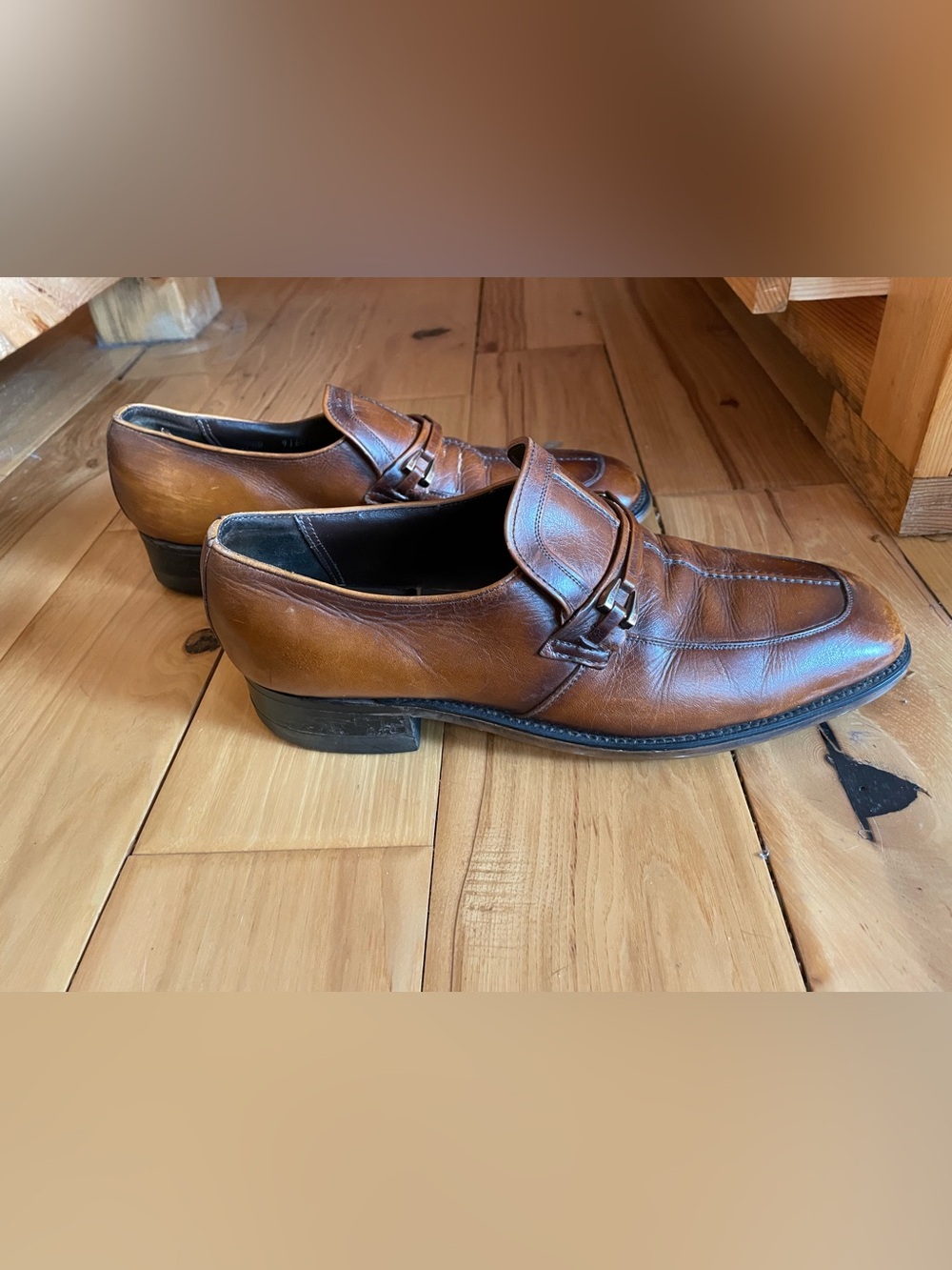 Nunn Bush Men's Brown Leather Bit Loafers